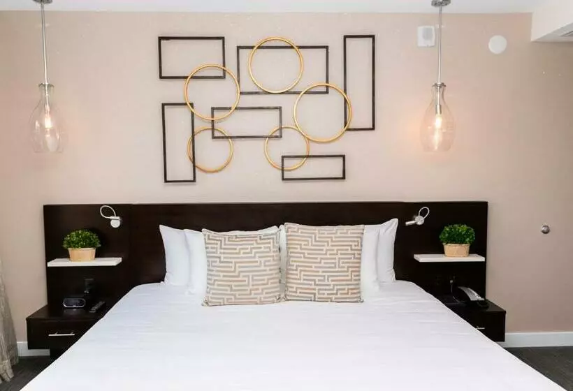 اتاق دلوکس با تخت کینگ و چشم‌انداز شهر, Iberostar Waves Berkeley Shore