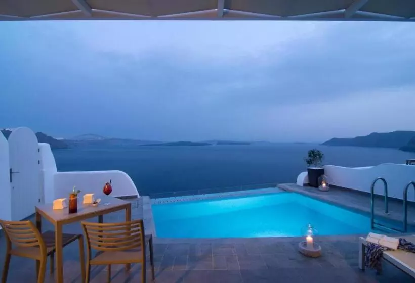 景色の見えるスイートルーム, Santorini Secret Suites & Spa, Small Luxury Hotels Of The World