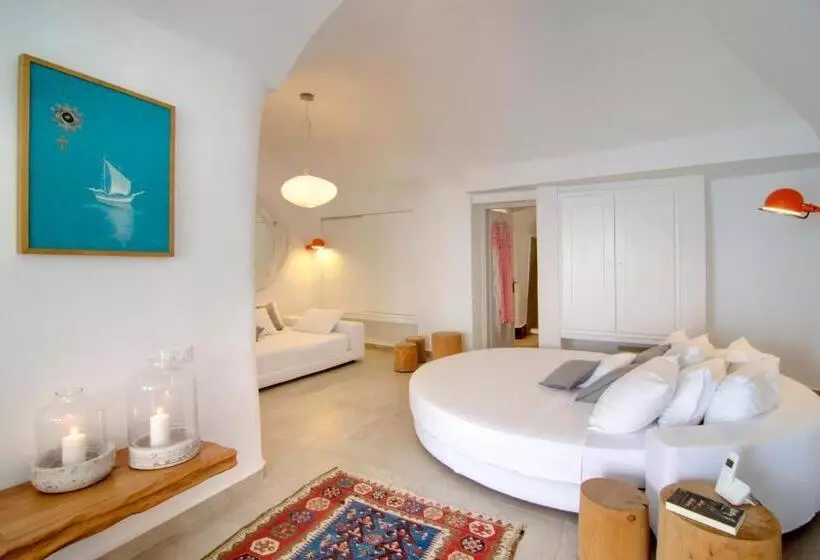 景色の見えるスイートルーム, Santorini Secret Suites & Spa, Small Luxury Hotels Of The World