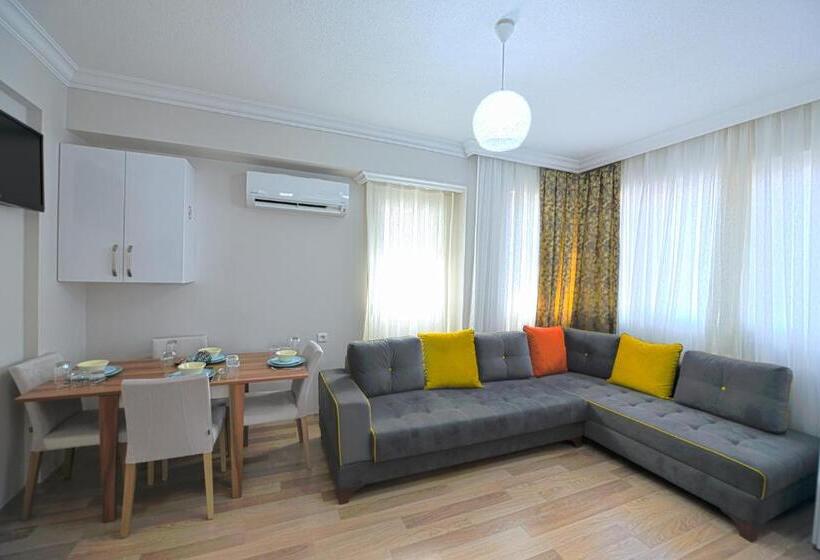 １ベッドルームのデラックスアパートメント, Ozgur City Residence