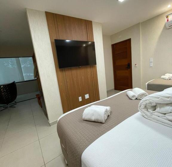 غرفة ديلوكس رباعية, Viver Pousada Club & Restaurante