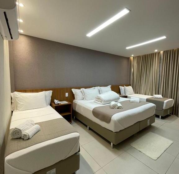 غرفة ديلوكس رباعية, Viver Pousada Club & Restaurante