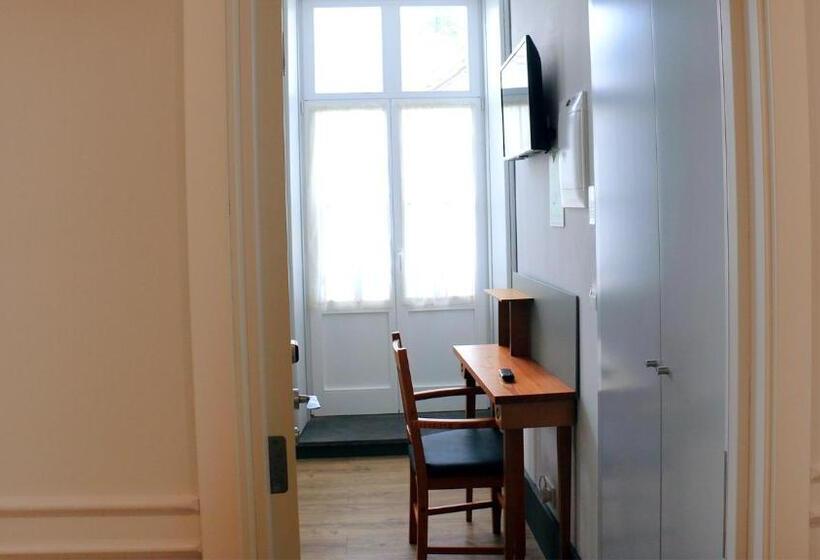 带阳台的标准单人间, Aliança Café & Hostel