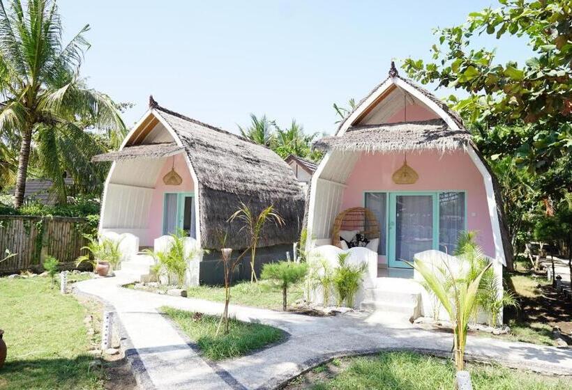 חדר דלוקס עם מרפסת, Playa Bonita Hotel & Beach Club Gili Air