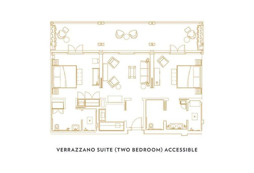 适合残疾人士使用的套间, Casa Cipriani New York