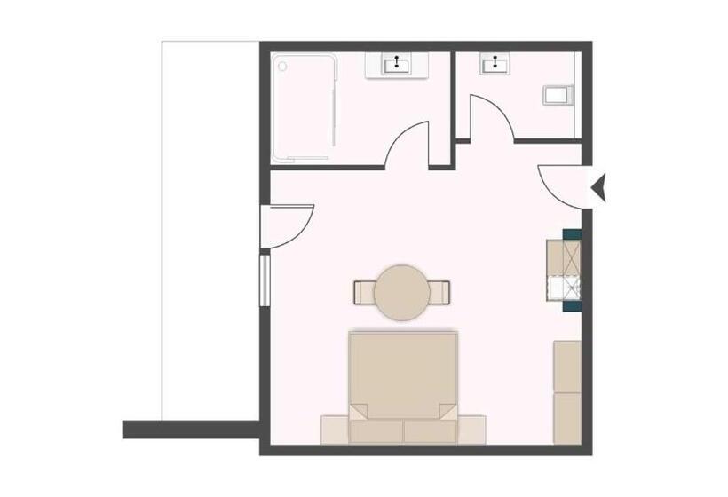 Номер Deluxe с Балконом, Villa Flora