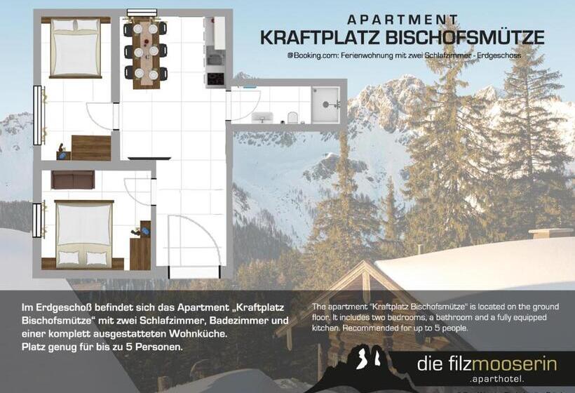 低层单卧公寓, Die Filzmooserin Apartments