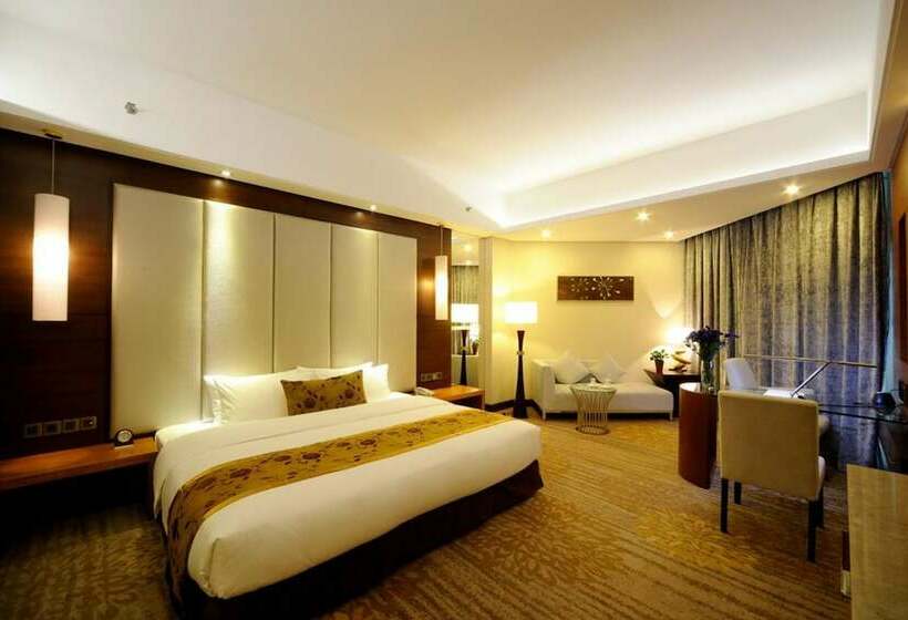 غرفة ديلوكس مطلّة علي الحديقة, Wanda Realm Xiamen North Bay