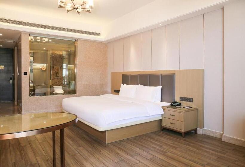 Büyük Çift Kişilik Yataklı Delüks Oda, Wanda Realm Xiamen North Bay