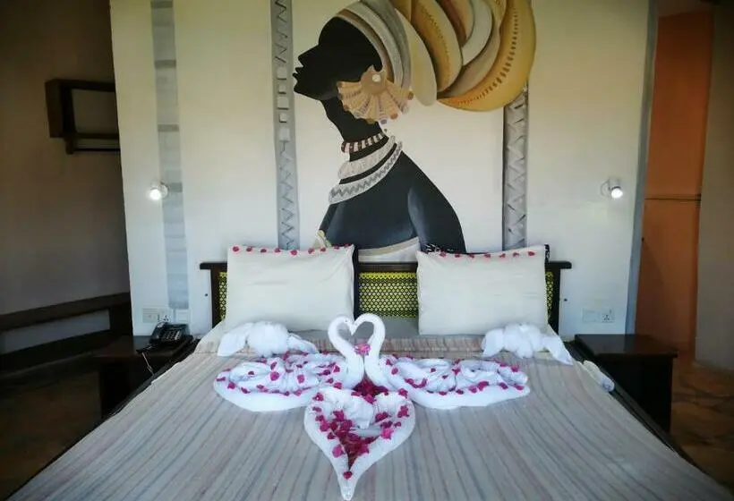 اتاق استاندارد با چشم‌انداز استخر, Bamboo Village Resort