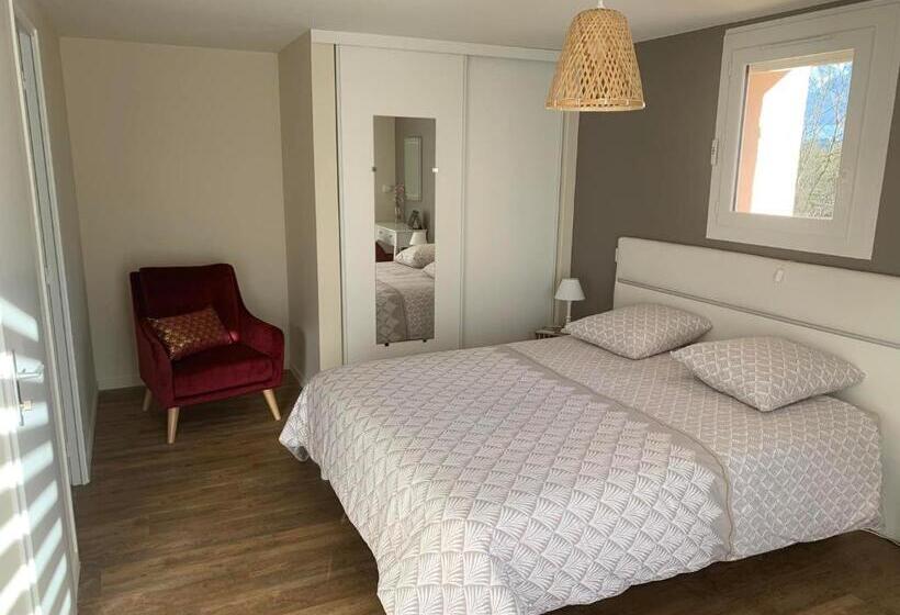 غرفة ديلوكس مزودة بشرفة, Domaine De Jarentin   Chambres D Hôtes