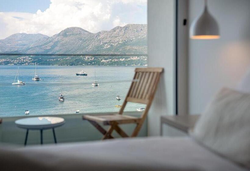 غرفة ديلوكس مطلّة علي البحر مزوَّدة بشُرفة, Cavtat