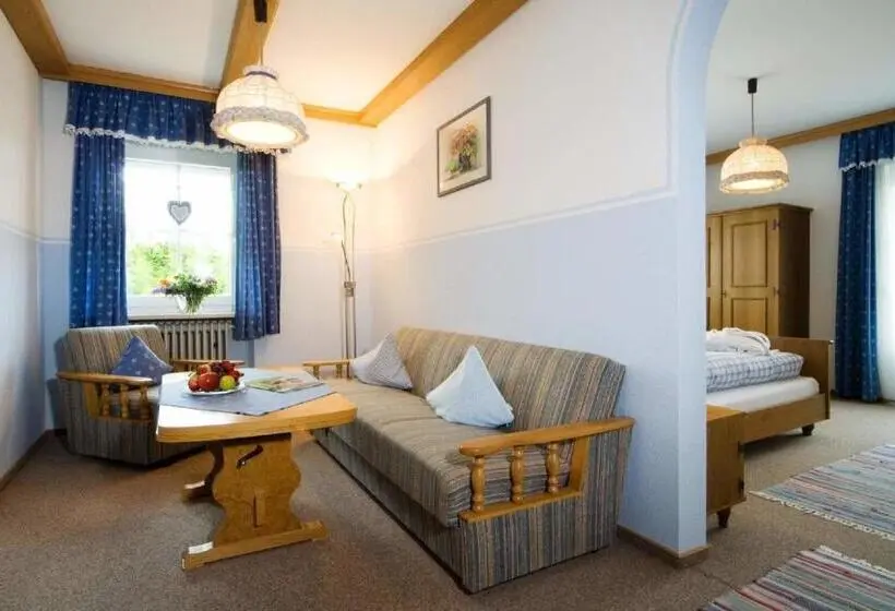 Huoneisto 1 Makuuhuone, Pension Landhaus Hochfeld