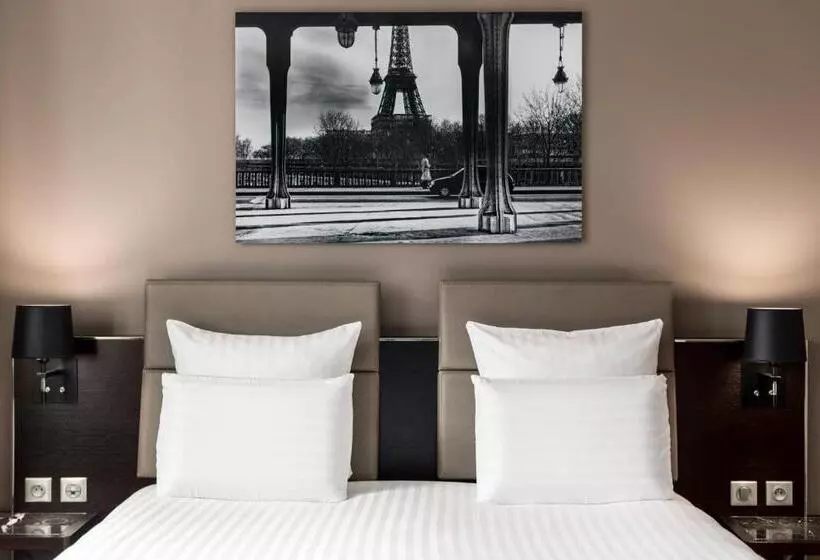キングサイズベッドのデラックスルーム, Ac Hotel Paris Porte Maillot By Marriott