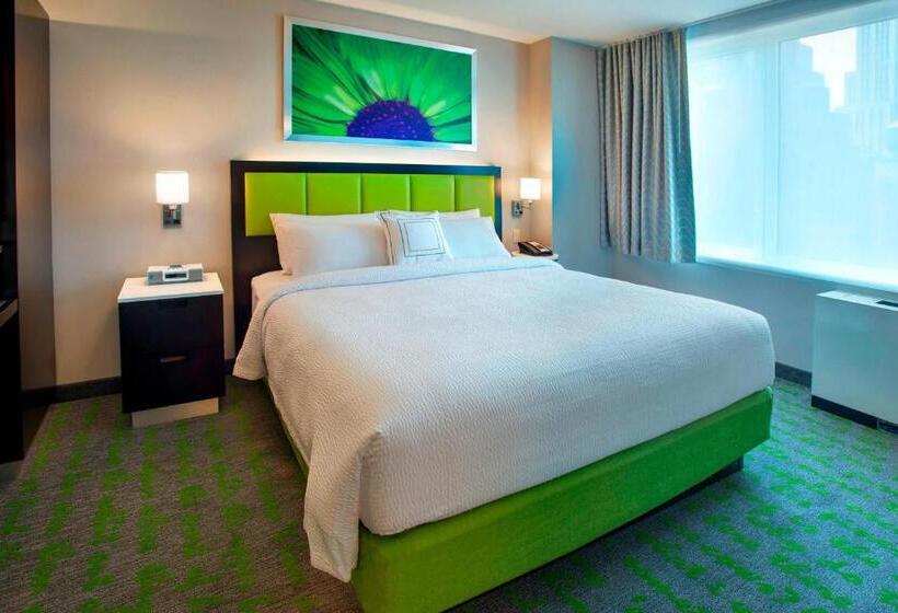 带城市景观的标准工作室, Springhill Suites By Marriott New York Midtown Manhattan/fifth Avenue
