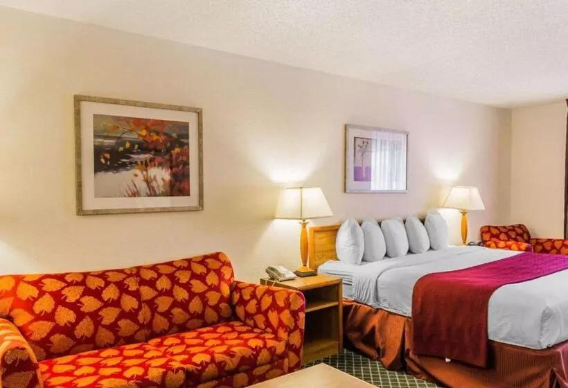 キングサイズベッドのデラックスルーム, Quality Inn & Suites Golden  Denver West