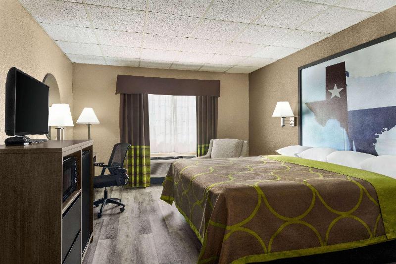 스탠다드 룸 킹사이즈 침대, Super 8 By Wyndham Gainesville Tx