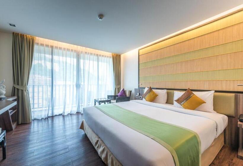 غرفة ديلوكس مزودة بشرفة, The Beach Heights Resort Sha Plus