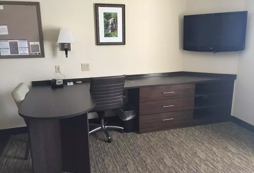 ダブルベッドのスタンダードスタジオ, Candlewood Suites Woodward, An Ihg