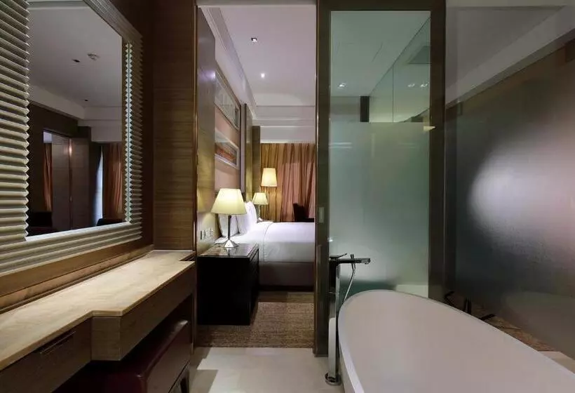 キングサイズベッドのスタンダードルーム, Crowne Plaza Nanjing Jiangning, An Ihg