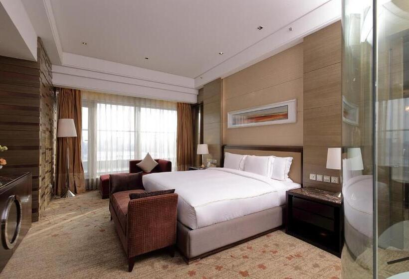 스탠다드 룸 킹사이즈 침대, Crowne Plaza Nanjing Jiangning, An Ihg