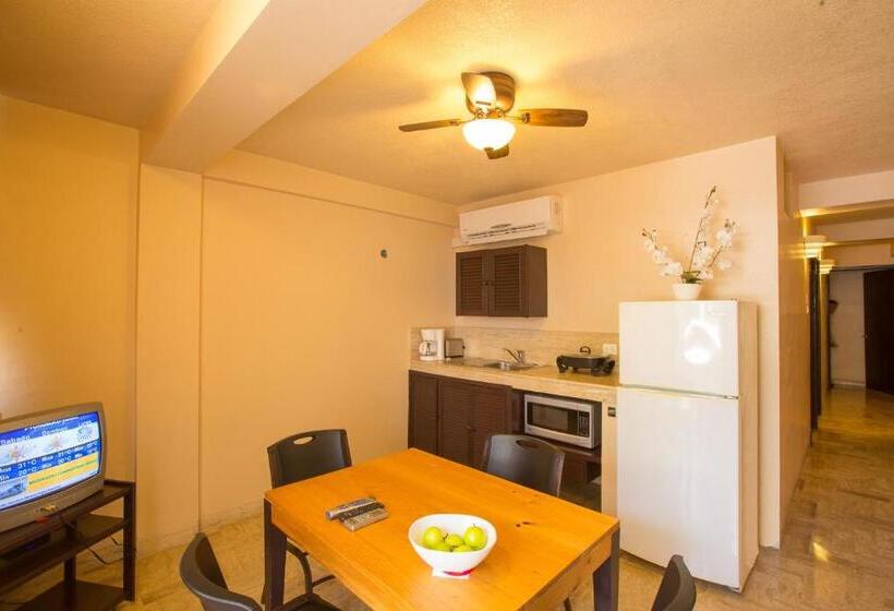 إستديو عائلى, 5th Av Sol Del Caribe Apart