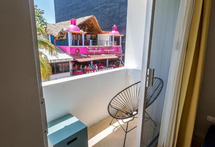 إستديو قياسى مزود بشرفة, 5th Av Sol Del Caribe Apart