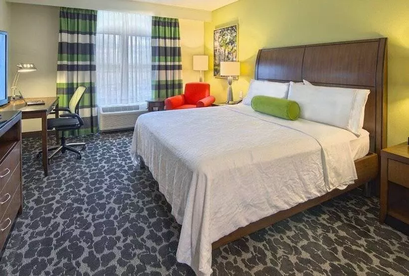 景色の見えるダブルベッドスタンダードルーム, Hilton Garden Inn Charleston Waterfront/downtown
