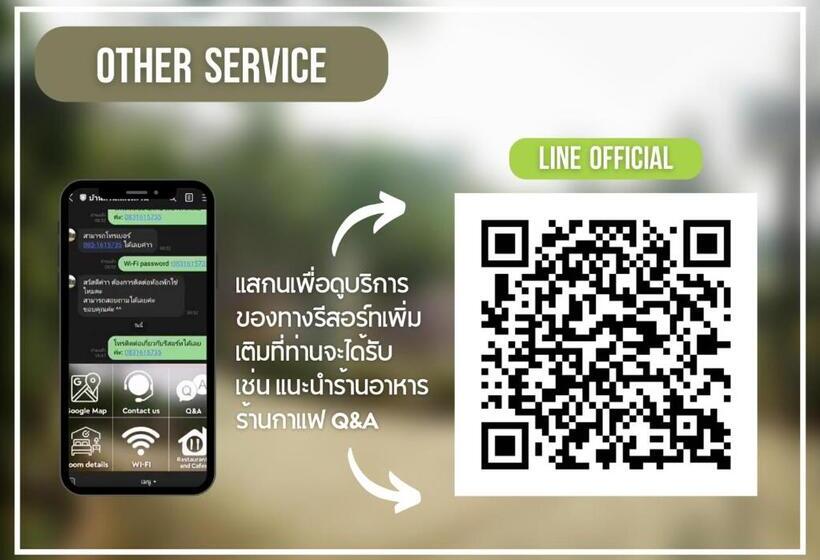 발코니가 있는 4인용 스탠다드 룸, Bansuan Sangtawan Resort