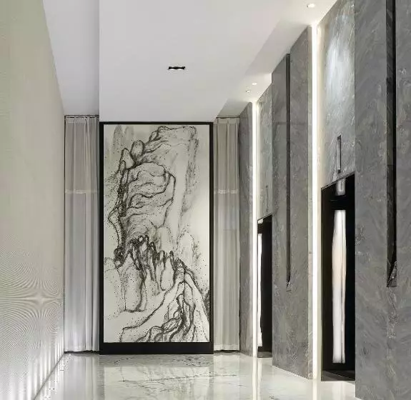 キングサイズベッドのスーペリアルーム, Langham Place Ningbo Culture Plaza