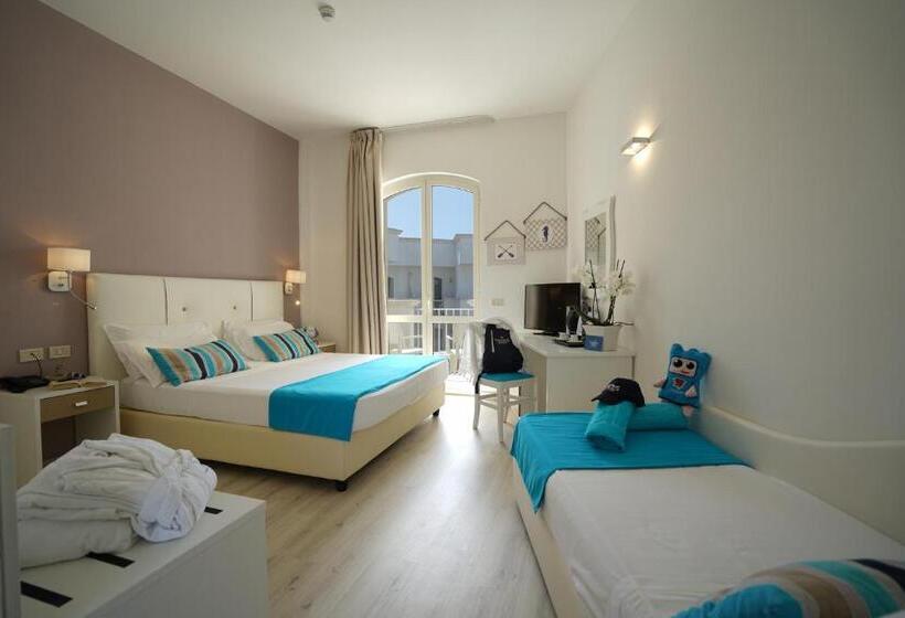 غرفة قياسية رباعية مزودة بشُرفة, Nicolaus Prime Il Gabbiano