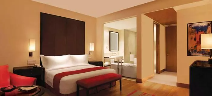 パークビューのデラックスルーム, Trident Hyderabad