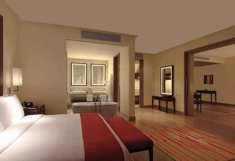 パークビューのデラックスルーム, Trident Hyderabad