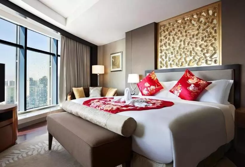 キングサイズベッドのデラックスルーム, Kempinski Hotel Taiyuan