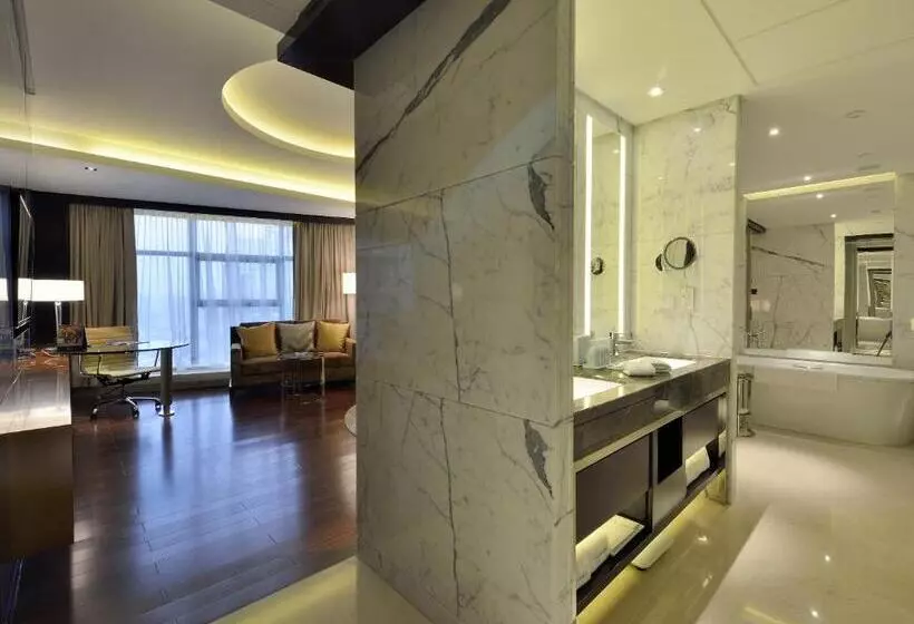 キングサイズベッドのデラックスルーム, Kempinski Hotel Taiyuan