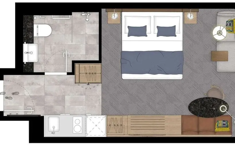 スタンダードスタジオ, Adina Apartment Hotel Stuttgart
