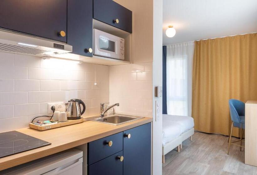 استودیو استاندارد با تراس, The Originals Résidence Le Monde Paris Ivry Confluence