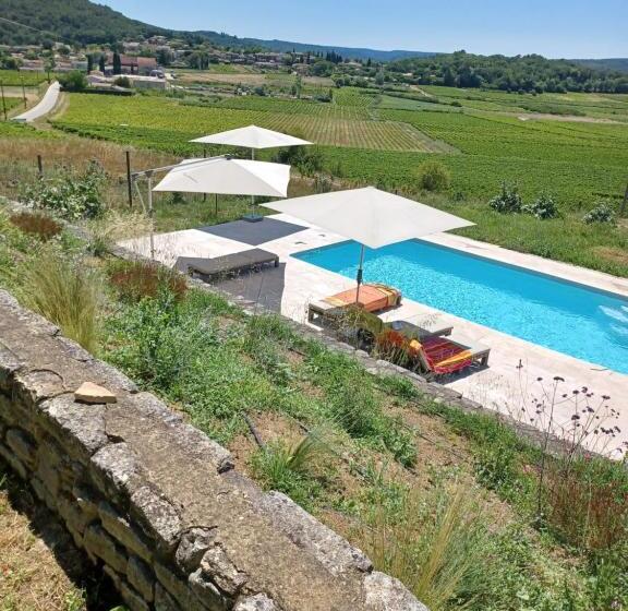 テラス付きスタンダードルーム, Mas Les Escourtades Chambres D Hôtes