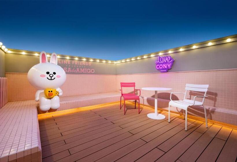 キングサイズベッドのデラックスルーム, Line Friends Presents Casa De Amigo