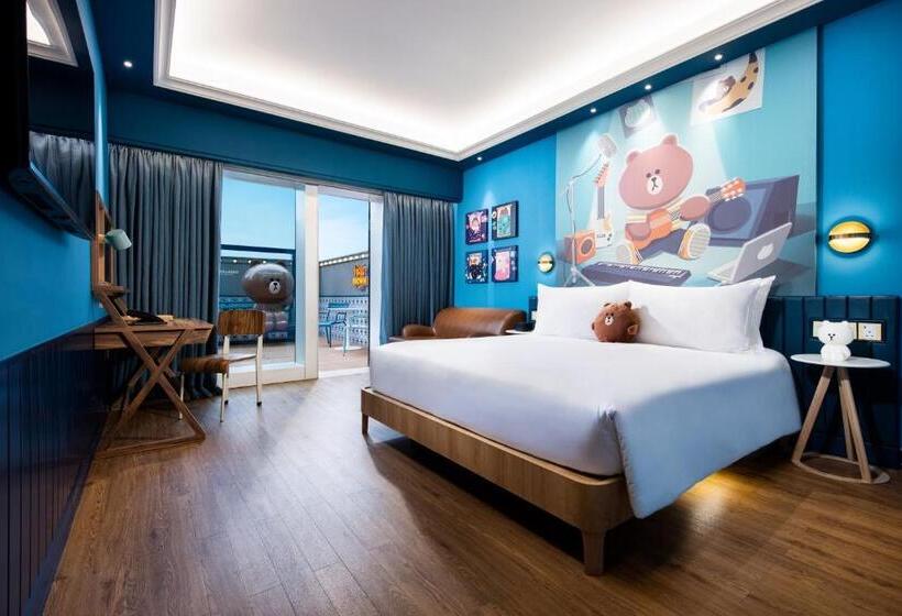 バルコニー付きデラックスルーム, Line Friends Presents Casa De Amigo