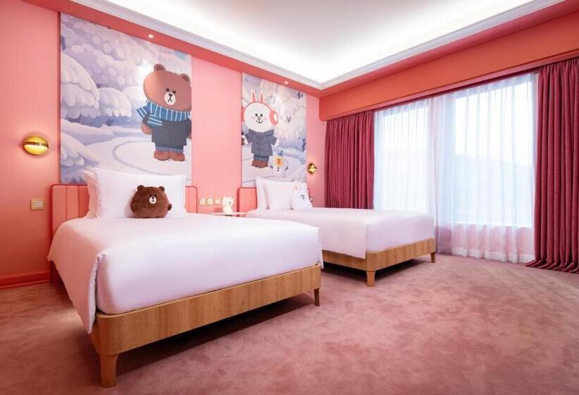 Escritório Deluxe, Line Friends Presents Casa De Amigo