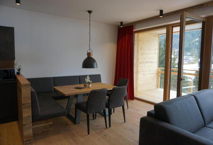 آپارتمان 1 خوابه با چشمانداز, Alpium Luxusappartements