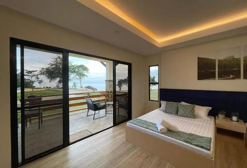 اتاق خانوادگی با چشم‌انداز جانبی دریا, Fig Sunset View Resort