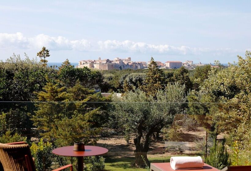 带观景的豪华间, Hôtel Et Spa Version Maquis Citadelle