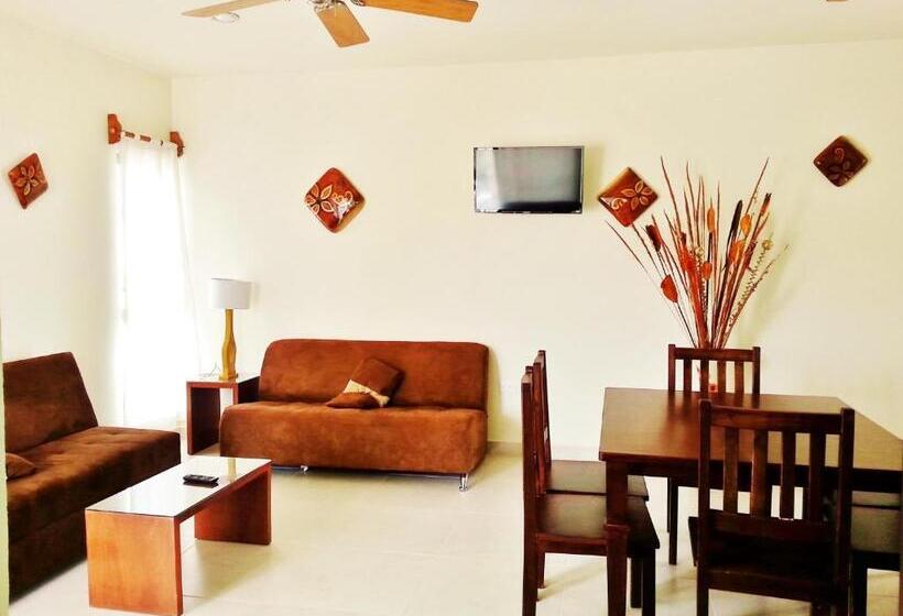 شقة غرفة نوم واحدة مطلة على المدينة, Arrecifes Suites