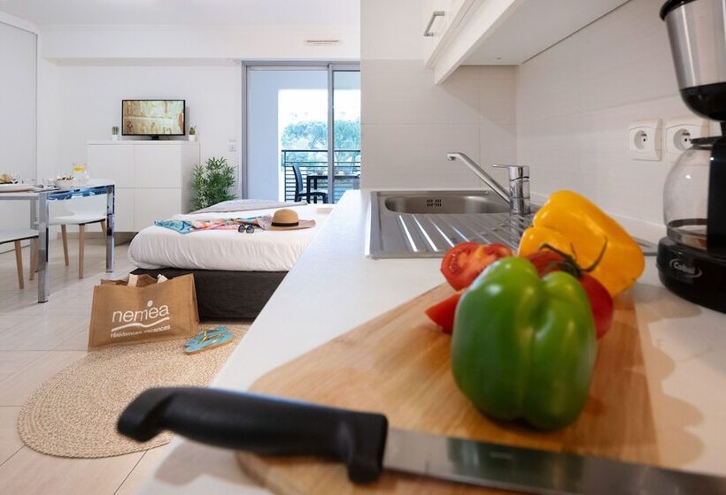 Студия Стандарт, Nemea Appart Hotel Le Lido Cagnes Sur Mer