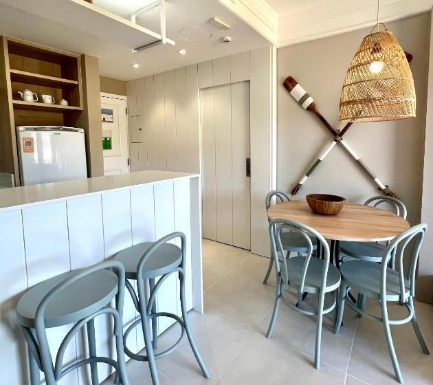 סוויטת דלוקס נוף לים, Jurerê Beach Village   Suíte