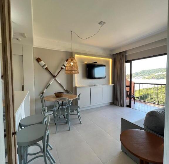 带海景的复工套房, Jurerê Beach Village   Suíte