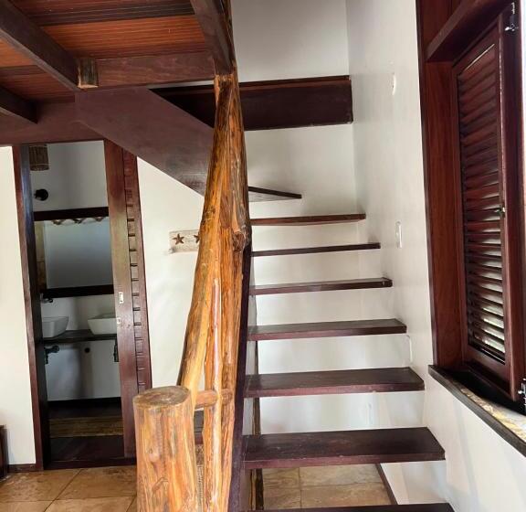 חדר לארבעה סטנדרטי עם מרפסת, Casa Camurupim