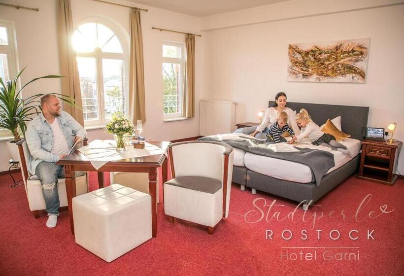 4인용 스탠다드 룸, Stadtperle Rostock